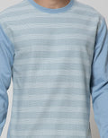 Details Sweatshirt Jumper R Neck Combine With Texture