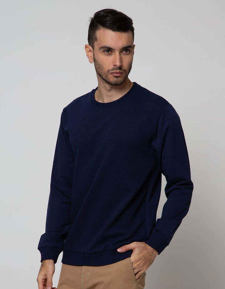 Details Sweatshirt Jumper R Neck Texture On Body