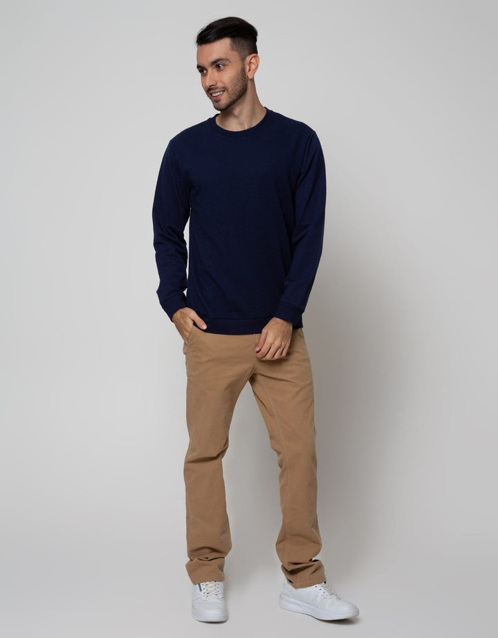 Details Sweatshirt Jumper R Neck Texture On Body