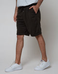 Details Short Pants Knit Drawstring Inside (Tuck In)