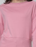 Details Rib Bottom Sweater Wanita