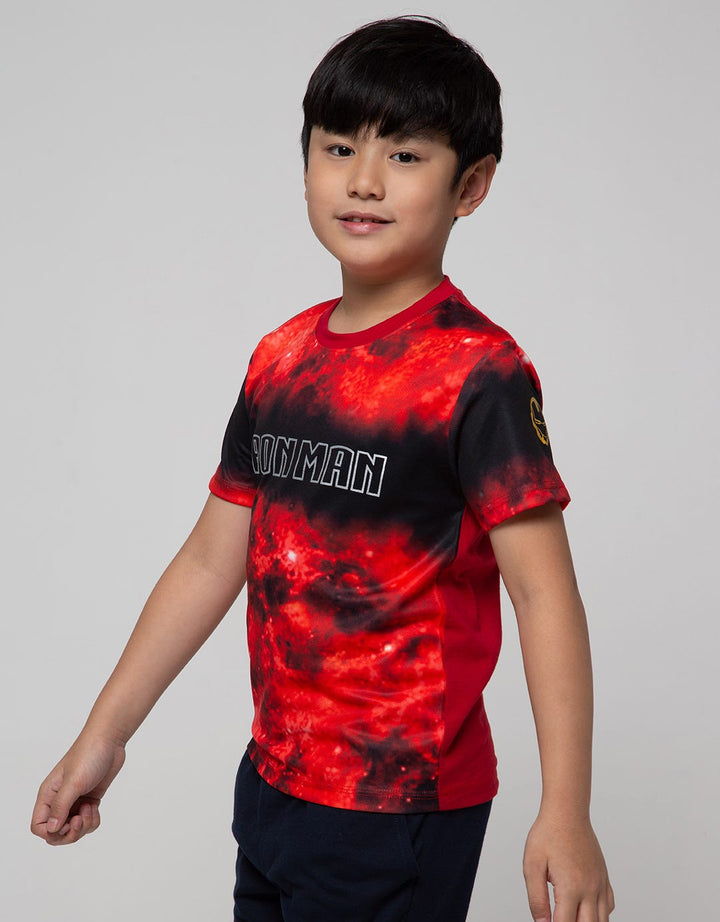 Marvel T-Shirt Ironman Print Tulisan