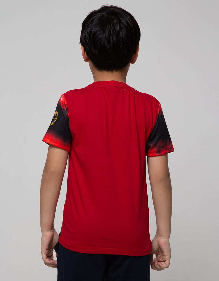 Marvel T-Shirt Ironman Print Tulisan