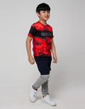 Marvel T-Shirt Ironman Print Tulisan