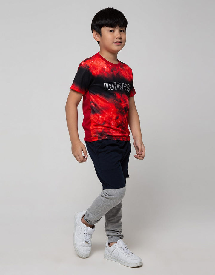 Marvel T-Shirt Ironman Print Tulisan