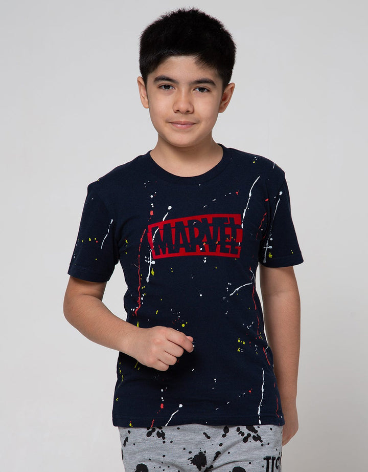 Marvel Avenger Print Splash Short Sleeve T-Shirt