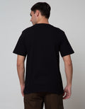 T Zone Short Sleeve T-Shirt Print Captivating Nature Theme - Chill Vi:Black:S:Graphic:Ss T-Shirt