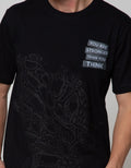 T Zone Short Sleeve T-Shirt Print Animal Print Snake