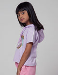 Little M Unicorn Stripe Hoodie