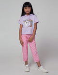Little M Unicorn Stripe Hoodie