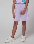 Little M Bermuda Knit Unicorn Stripe
