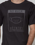T Zone Short Sleeve T-Shirt Print Theme Pandemic Appeal No Mask