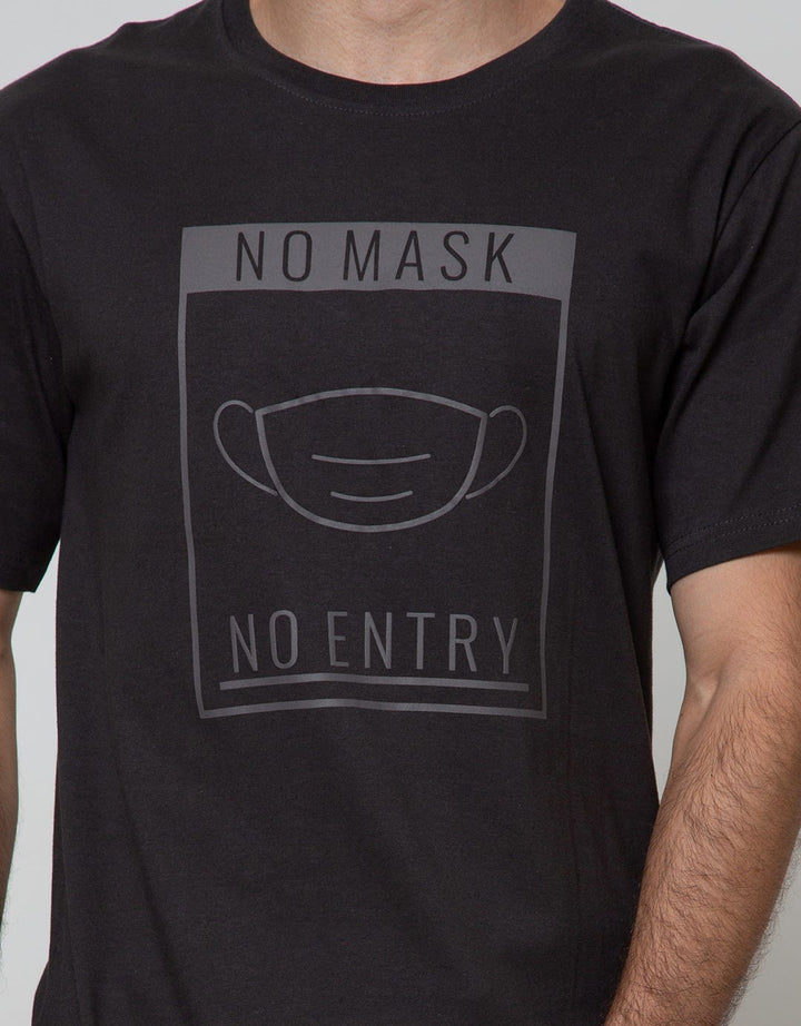 T Zone Short Sleeve T-Shirt Print Theme Pandemic Appeal No Mask