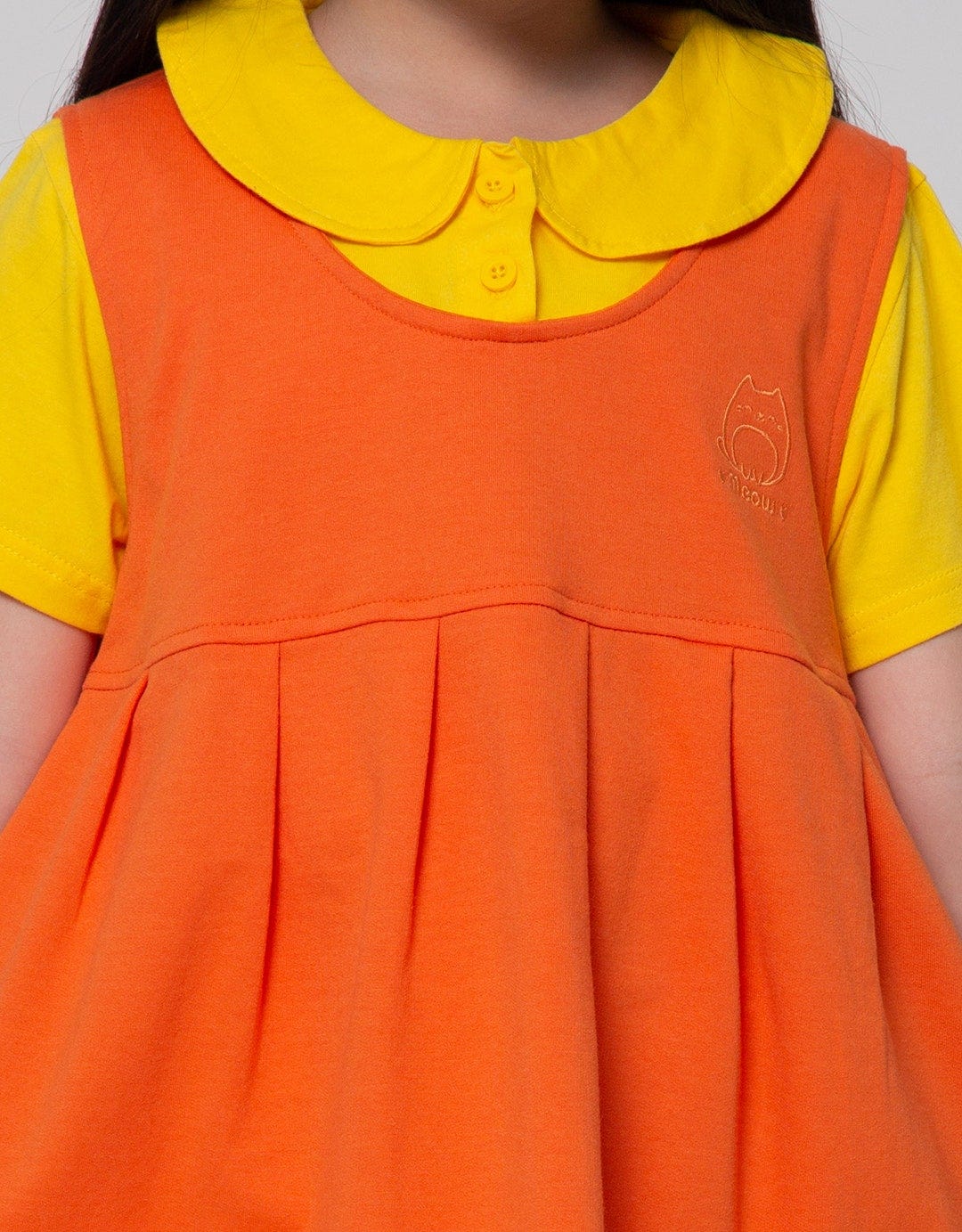 Little M Short Sleeve Dress Overall Squid Movie