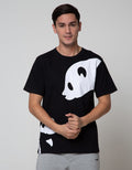 T Zone Short Sleeve T-Shirt Print Animal Panda Theme