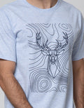 T Zone Short Sleeve T-Shirt Print Theme Geometric 2 Bull1