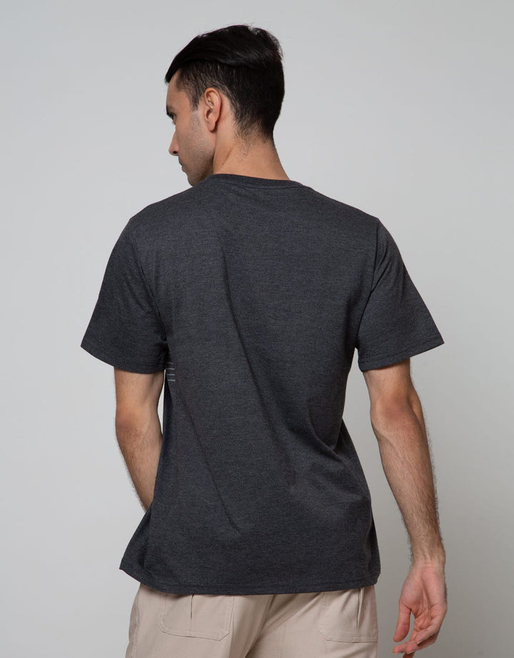 T Zone Short Sleeve T-Shirt Print Theme Geometric 2 Mountain
