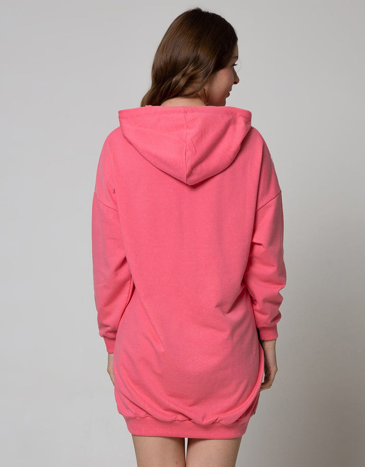 American Jeans Long Sleeve Midi Dress Grand Slam Hoodie