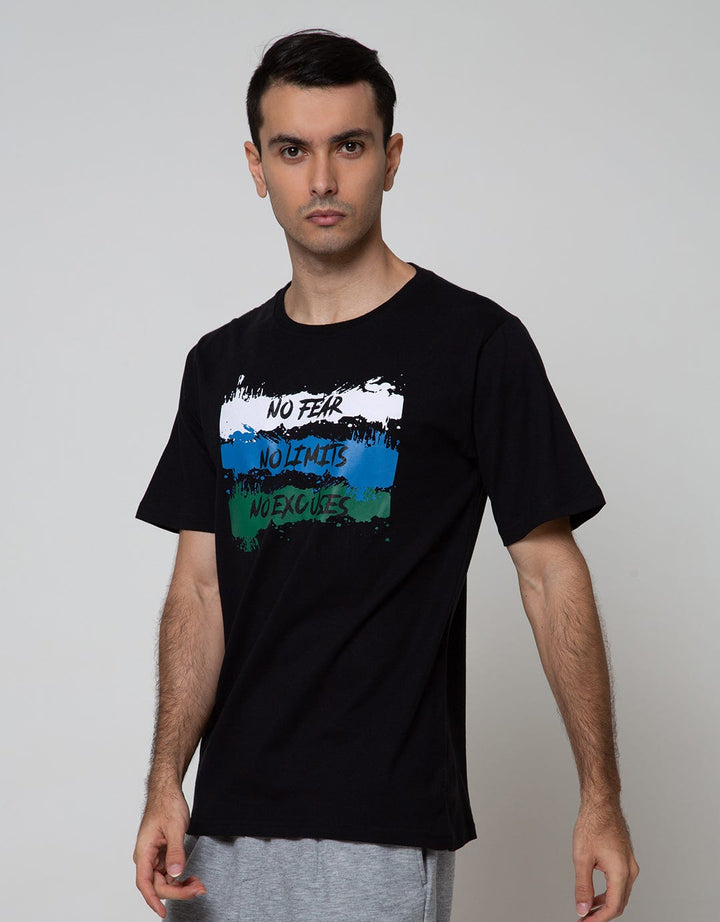 T Zone Short Sleeve T-Shirt Print Dazzling Graffiti No Fear