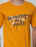 T Zone Short Sleeve T-Shirt Print Dazzling Graffiti That'S All Folk