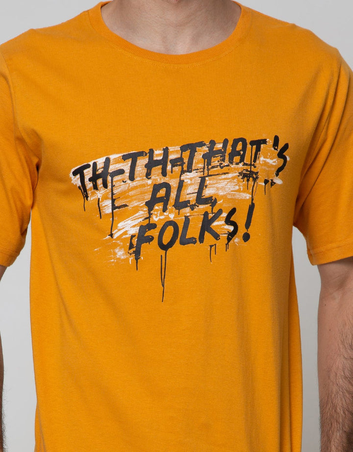 T Zone Short Sleeve T-Shirt Print Dazzling Graffiti That'S All Folk