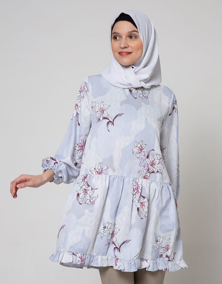 Annisa Long Sleeve Blouse Lily Match Camouflage