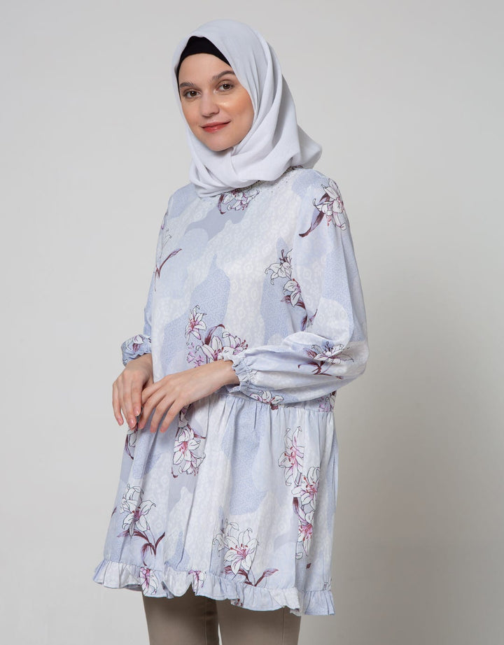 Annisa Long Sleeve Blouse Lily Match Camouflage