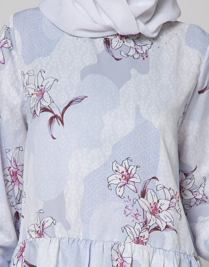 Annisa Long Sleeve Blouse Lily Match Camouflage