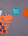 Pipiniko Short Sleeve T-Shirt Funny Dino