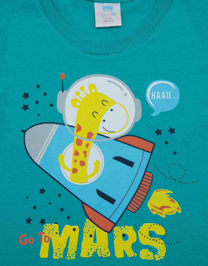 Pipiniko Short Sleeve T-Shirt Space Ufo