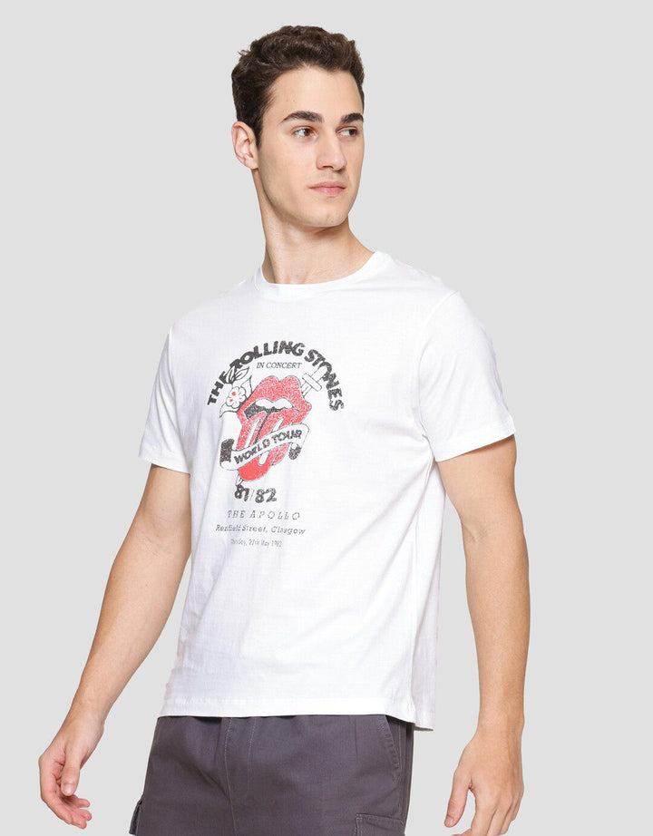 T Zone Universal Music Rolling Stones Rockstar World Kaos Pria