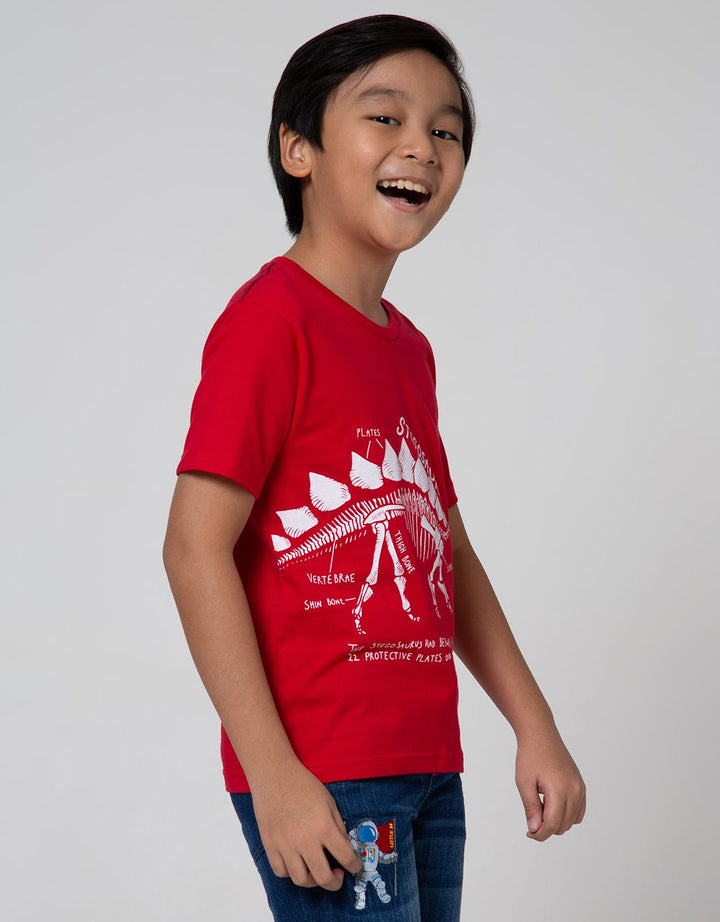 Little M Short Sleeve T-Shirt Basic Best Buy Dino Graphic