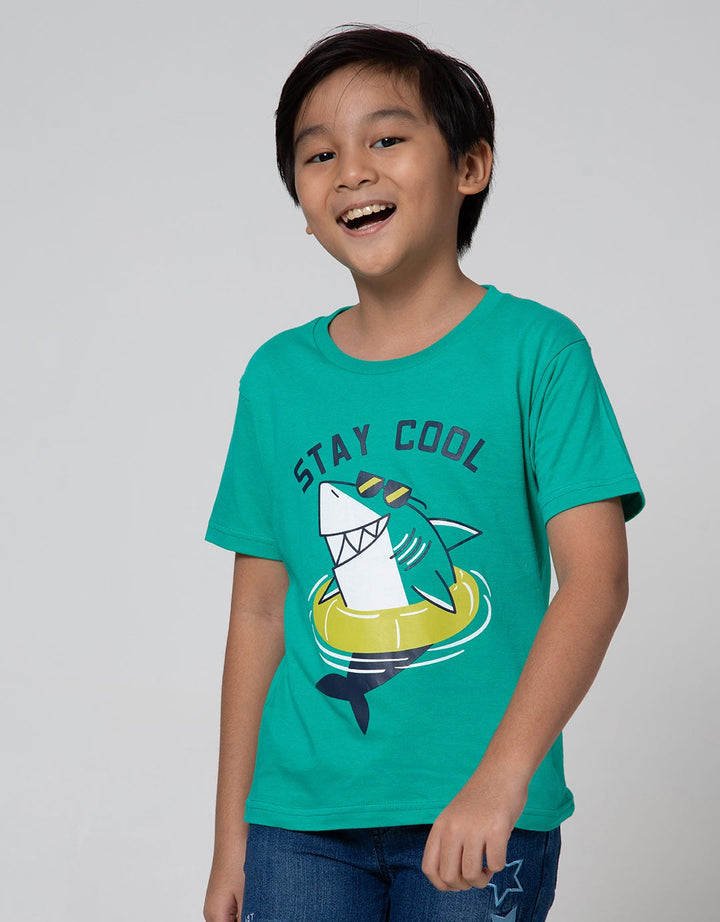 Little M Short Sleeve T-Shirt Best Buy Shark