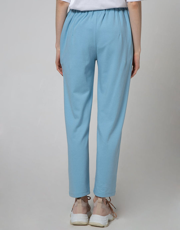 Details Long Pants Knit With Button Opening