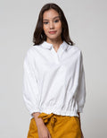 LS BLOUSE OLIVE TOP