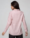 Details Long Sleeve Shirt Twist At Back