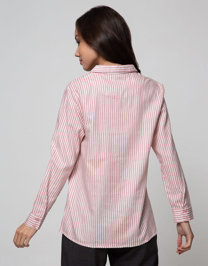 Details Long Sleeve Shirt Twist At Back