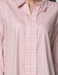 Details Long Sleeve Shirt Twist At Back