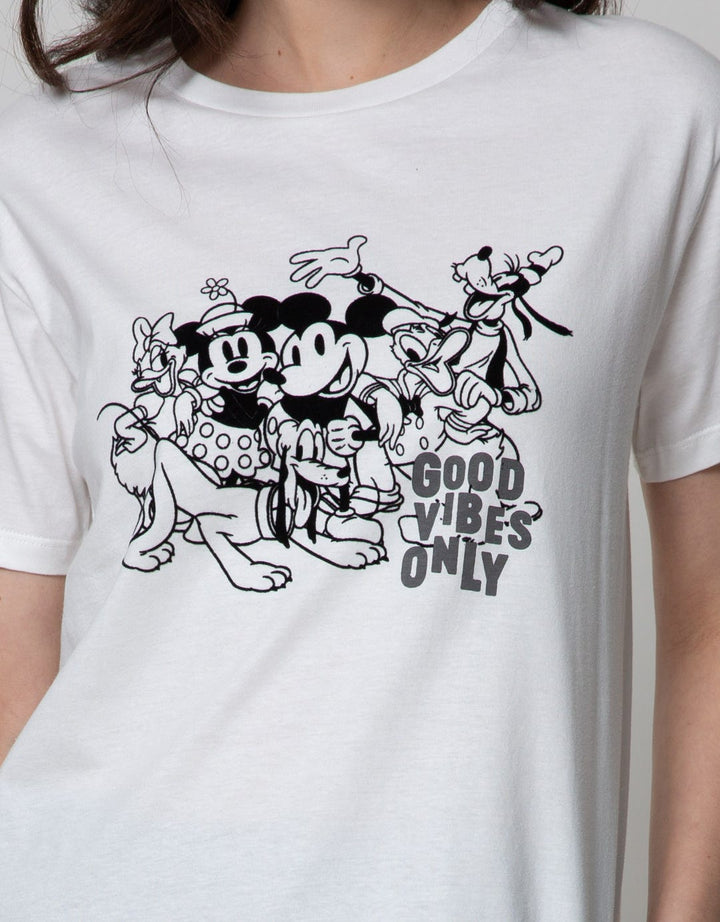 Disney Pursuit Of Freedom Good Vibes Only Short Sleeve T-Shirt