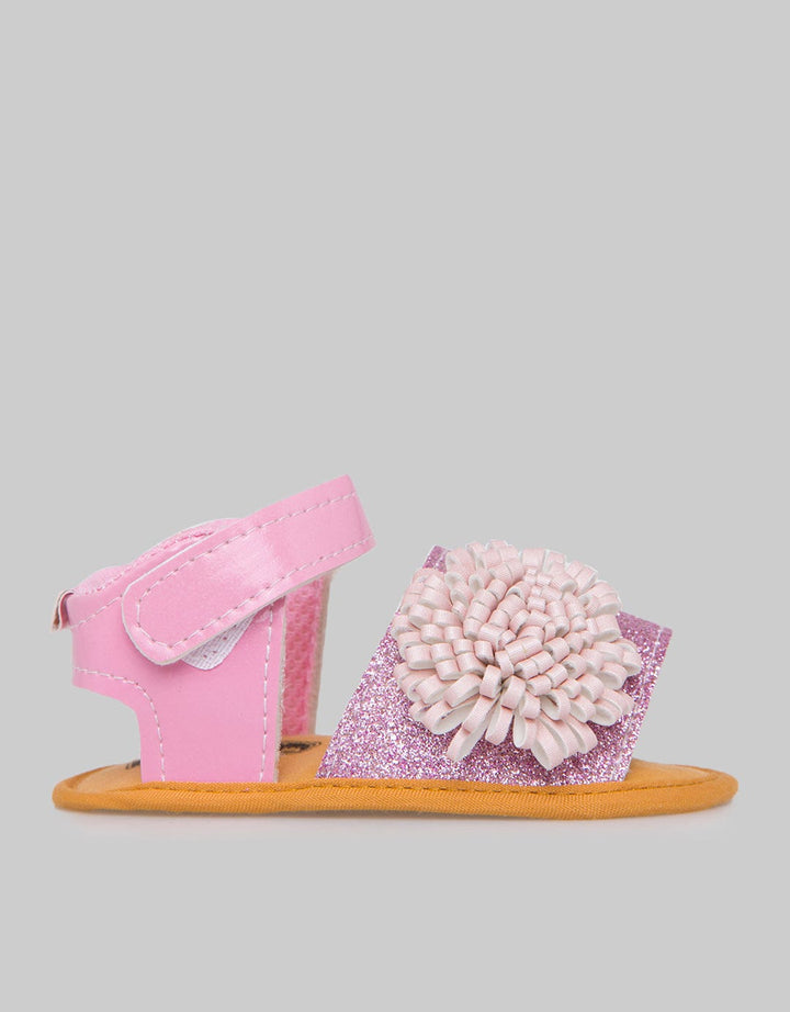 Pipiniko Baby Shoes Girls Glitter Flower