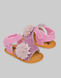 Pipiniko Baby Shoes Girls Glitter Flower