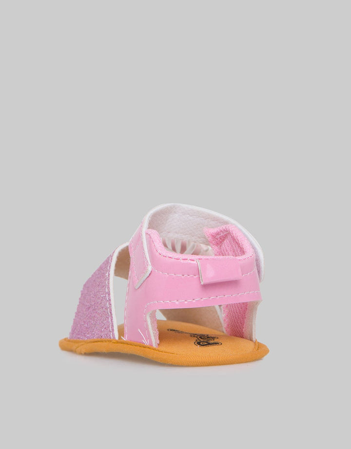 Pipiniko Baby Shoes Girls Glitter Flower