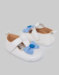 Pipiniko Baby Shoes Girls Bow Checkered