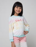 Little M Sweatshirt Tie Dye Rainbow Stay Cool