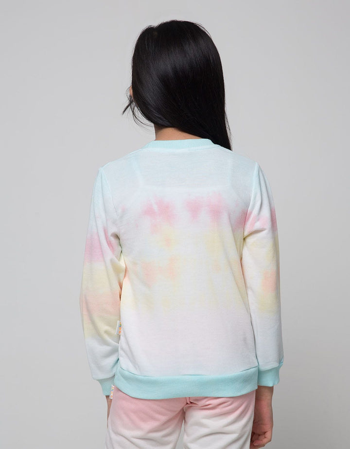 Little M Sweatshirt Tie Dye Rainbow Stay Cool
