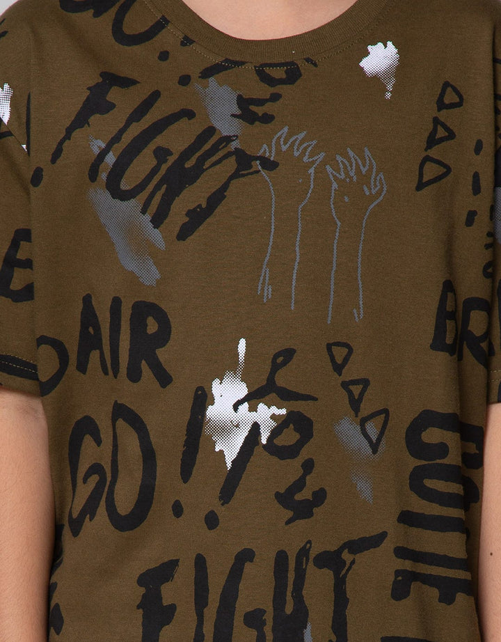 Aero Short Sleeve Words Grafity