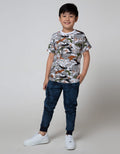 Aero Short Sleeve Camo Tiger Brown