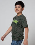 Aero Short Sleeve Gamer Olive Dino