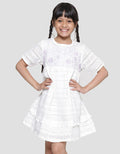 Cardinal Kids Girl Embro Text Dress