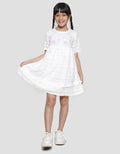 Cardinal Kids Girl Embro Text Dress